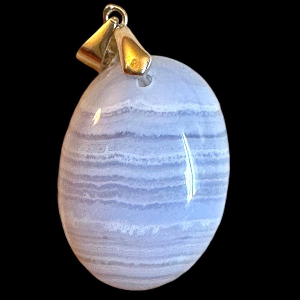 Blue Lace Agate Necklace